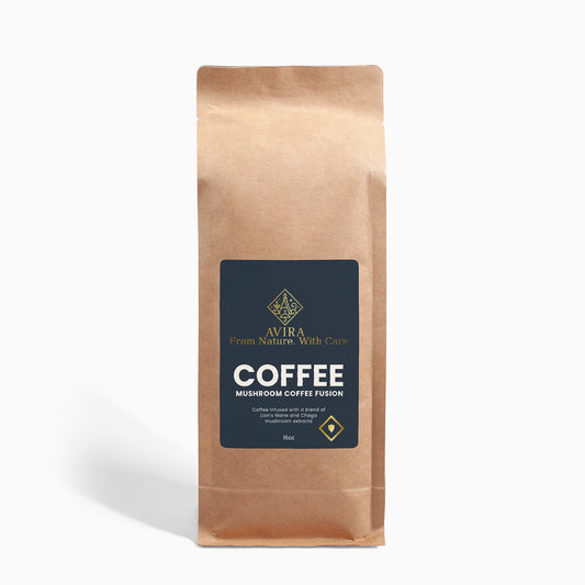 Mushroom Coffee Fusion - Lion’s Mane & Chaga 16oz