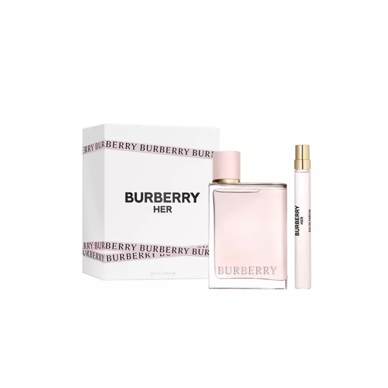 BURBERRY HER 2 PCS SET: 3.3 EAU DE PARFUM SPRAY + 0.33 EAU DE PARFUM SPRAY