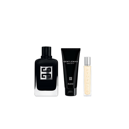 GIVENCHY GENTLEMAN SOCIETY 3 PCS SET: 3.4 EAU DE PARFUM SPRAY + 2.5 SHOWER GEL + 0.42 EAU DE PARFUM SPRAY