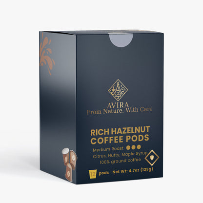 Rich Hazelnut Coffee Pods (Medium Roast)