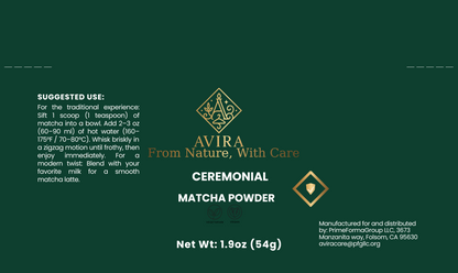 Ceremonial Matcha Powder