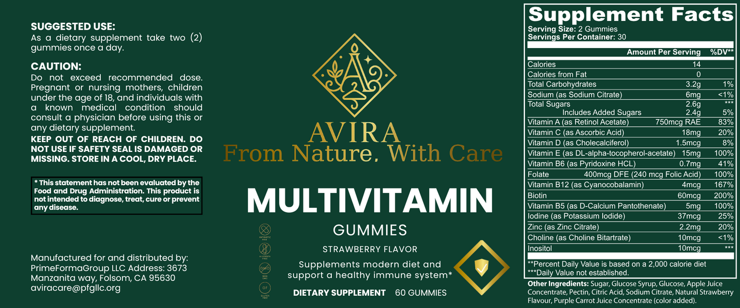 Multivitamin Bear Gummies (Adult)