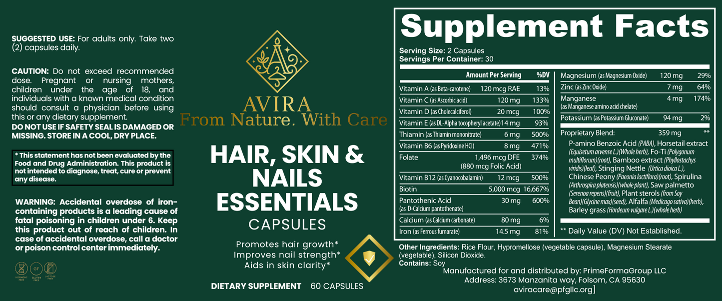 Hair, Skin and Nails Essentials