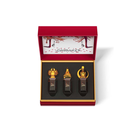 CHRISTIAN LOUBOUTIN 3 * 9 ML EAU DE PARFUM INTENSE MINI SET: LOUBCHARME + LOUBIPRINCE + LOUBILUNA