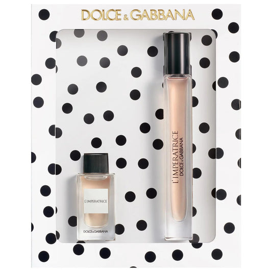 DOLCE & GABBANA L'IMPERATRICE 2 PCS SET FOR WOMEN: 0.33 EAU DE TOILETTE SPRAY + 5 ML EAU DE TOILETTE MINI